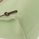 LOEWE Cushion Tote Bag Canvas Green Auth 202499A-10