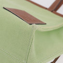 LOEWE Cushion Tote Bag Canvas Green Auth 202499A-14