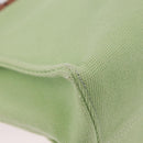 LOEWE Cushion Tote Bag Canvas Green Auth 202499A-15