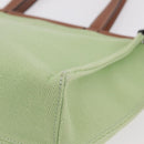 LOEWE Cushion Tote Bag Canvas Green Auth 202499A-16