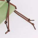 LOEWE Cushion Tote Bag Canvas Green Auth 202499A-17