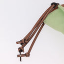 LOEWE Cushion Tote Bag Canvas Green Auth 202499A-18