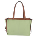 LOEWE Cushion Tote Bag Canvas Green Auth 202499A-2