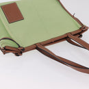LOEWE Cushion Tote Bag Canvas Green Auth 202499A-6
