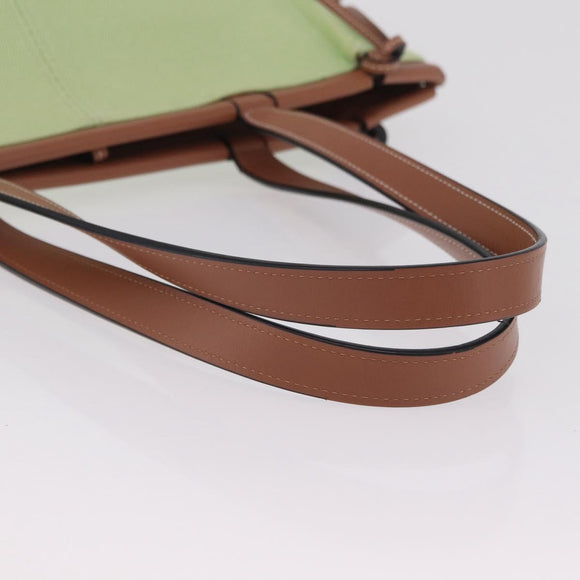 LOEWE Cushion Tote Bag Canvas Green Auth 202499A