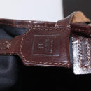 FENDI Zucca Canvas Hand Bag Black Brown Auth 202501-11