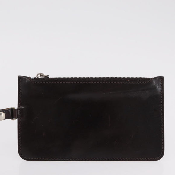FENDI Zucca Canvas Hand Bag Black Brown Auth 202501