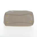 Miu Miu Hand Bag Leather 2way Beige Gold Auth 202505A-5