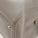 Miu Miu Hand Bag Leather 2way Beige Gold Auth 202505A-20