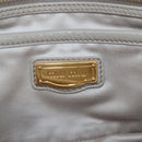 Miu Miu Hand Bag Leather 2way Beige Gold Auth 202505A-24