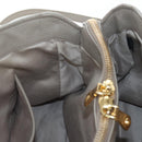 Miu Miu Hand Bag Leather 2way Beige Gold Auth 202505A-28