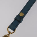 Miu Miu Matelasse Hand Bag Vitellolux 2way Green Gold Auth 202508V-12