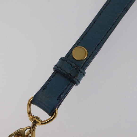 Miu Miu Matelasse Hand Bag Vitellolux 2way Green Gold Auth 202508V