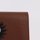 LOEWE LOEWE × Studio Ghibli Suswatari Wallet Leather Brown Silver Auth 202509M-18