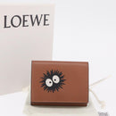LOEWE LOEWE × Studio Ghibli Suswatari Wallet Leather Brown Silver Auth 202509M-12