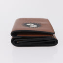 LOEWE LOEWE × Studio Ghibli Suswatari Wallet Leather Brown Silver Auth 202509M-5