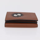 LOEWE LOEWE × Studio Ghibli Suswatari Wallet Leather Brown Silver Auth 202509M-7