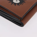 LOEWE LOEWE × Studio Ghibli Suswatari Wallet Leather Brown Silver Auth 202509M-14