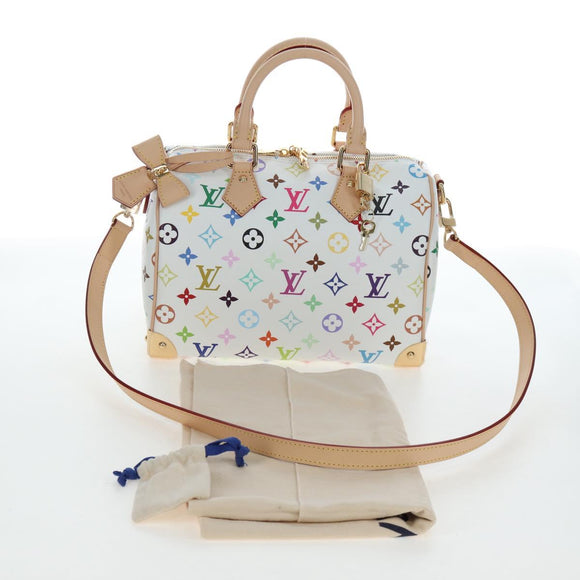 LOUIS VUITTON Monogram Multicolor Speedy Bandouliere 25 M45948 Auth 202510SM