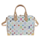 LOUIS VUITTON Monogram Multicolor Speedy Bandouliere 25 M45948 Auth 202510SM-2