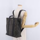 HERMES Her Line A Dos MM Backpack Canvas Gray Silver Auth 202511-23