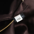 Miu Miu Hand Bag Leather 2way Brown Gold Auth 202512A-12