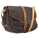 LOUIS VUITTON Monogram Saumur 35 Shoulder Bag M42254 LV Auth 202513-1