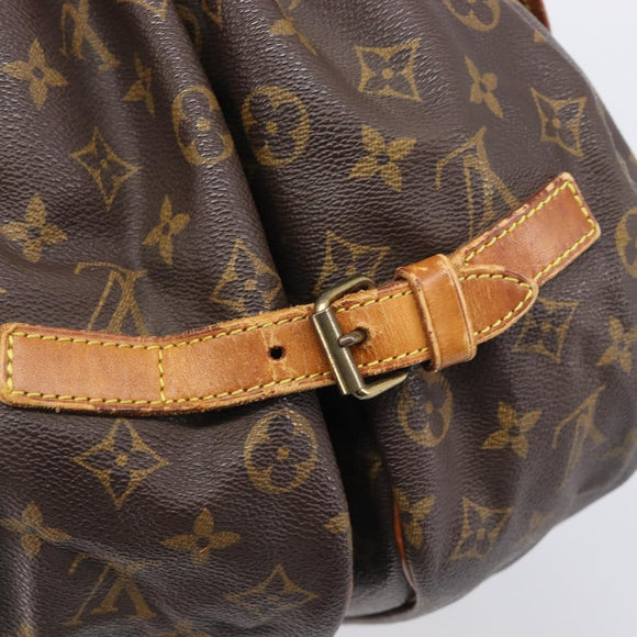 LOUIS VUITTON Monogram Saumur 35 Shoulder Bag M42254 LV Auth 202513