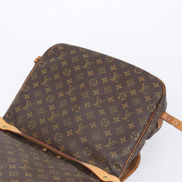 LOUIS VUITTON Monogram Saumur 35 Shoulder Bag M42254 LV Auth 202513