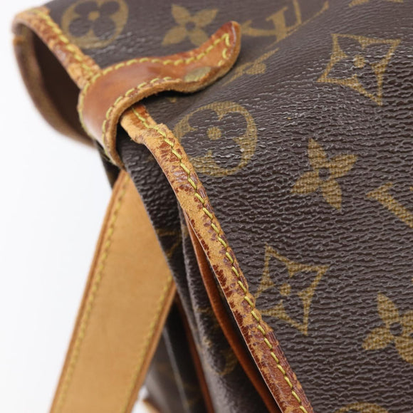 LOUIS VUITTON Monogram Saumur 35 Shoulder Bag M42254 LV Auth 202513