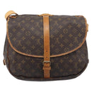 LOUIS VUITTON Monogram Saumur 35 Shoulder Bag M42254 LV Auth 202513-3