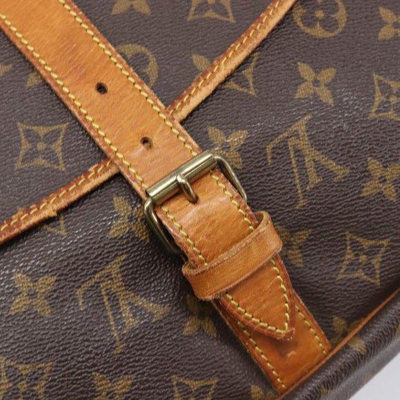 LOUIS VUITTON Monogram Saumur 35 Shoulder Bag M42254 LV Auth 202513