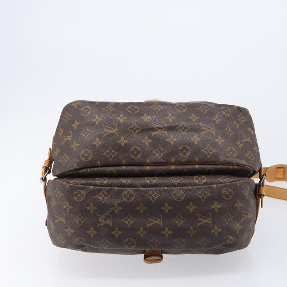 LOUIS VUITTON Monogram Saumur 35 Shoulder Bag M42254 LV Auth 202513