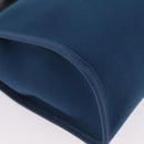 HERMES Herbag Zip PM Hand Bag Canvas Leather 2way Navy Silver Auth 202516SAM-13