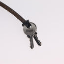 HERMES Herbag Zip PM Hand Bag Canvas Leather 2way Navy Silver Auth 202516SAM-20
