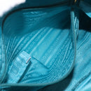 PRADA Hand Bag 2way Green Gold Auth 202518A-28