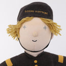 LOUIS VUITTON Groombellboy Stuffed Cotton Gray LV Auth 202520V-8