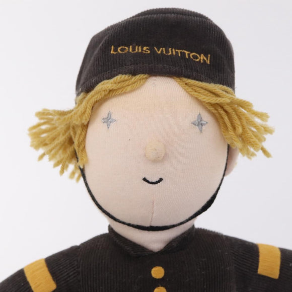 LOUIS VUITTON Groombellboy Stuffed Cotton Gray LV Auth 202520V