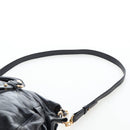 Miu Miu Hand Bag Vitellolux 2way Black Gold Auth 202521M-15