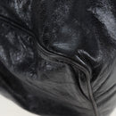 Miu Miu Hand Bag Vitellolux 2way Black Gold Auth 202521M-16