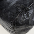 Miu Miu Hand Bag Vitellolux 2way Black Gold Auth 202521M-19
