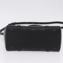 MCM Vicetos Logogram Bag PVC Leather 2way LOONEY TUNES Black Silver Auth 202523M-5