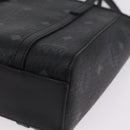 MCM Vicetos Logogram Bag PVC Leather 2way LOONEY TUNES Black Silver Auth 202523M-20