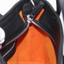 MCM Vicetos Logogram Bag PVC Leather 2way LOONEY TUNES Black Silver Auth 202523M-25