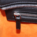 MCM Vicetos Logogram Bag PVC Leather 2way LOONEY TUNES Black Silver Auth 202523M-27