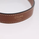 CELINE Triomphe Mini Ava Pouch PVC Black Gold Auth 202524M-15
