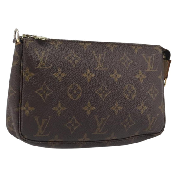 LOUIS VUITTON Monogram Pochette Accessoires Pouch M51980 LV Auth 202526
