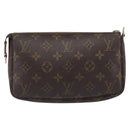 LOUIS VUITTON Monogram Pochette Accessoires Pouch M51980 LV Auth 202526-2