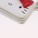 Balenciaga Chain Shoulder Compact Wallet Leather 2way White 623241 Auth 202531M-16