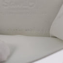 Balenciaga Chain Shoulder Compact Wallet Leather 2way White 623241 Auth 202531M-11